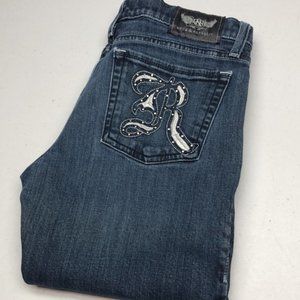 VINTAGE ROCK & REPUBLIC ANKLE CROP JEANS 28x25 🇺🇸